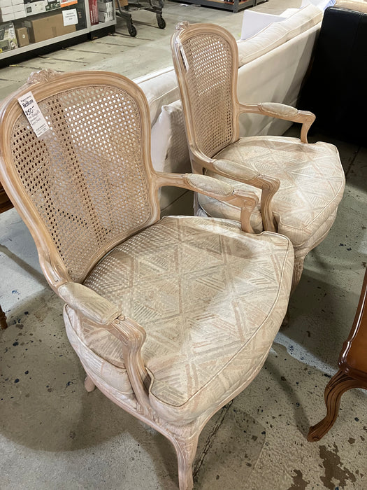 Antique cream armchairs (used)