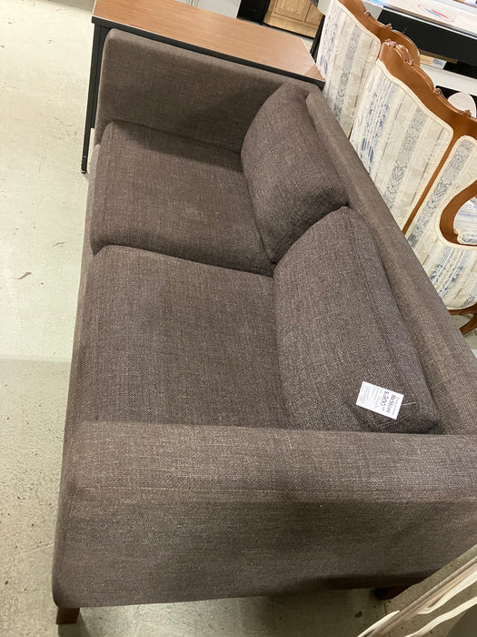 Dark brown Loveseat (used)