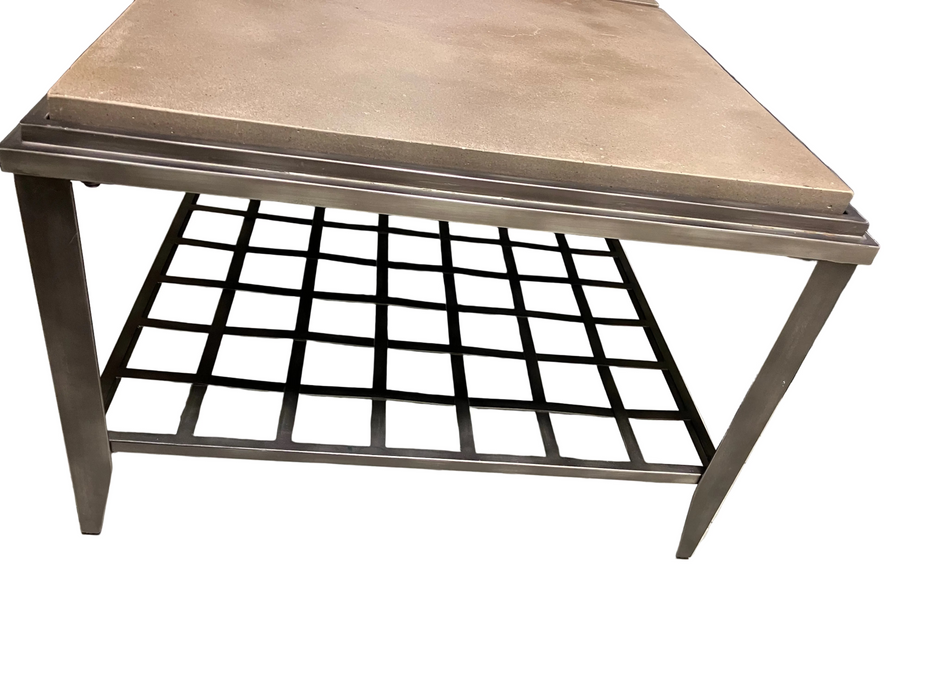 Metal frame coffee table (used)