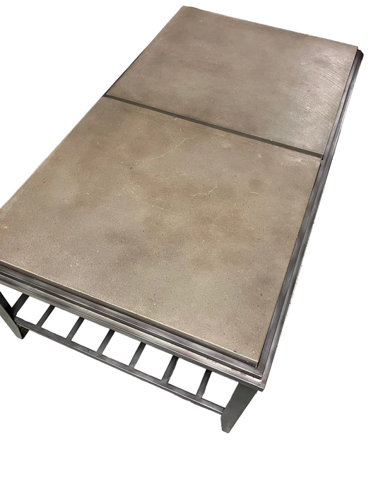 Metal frame coffee table (used)