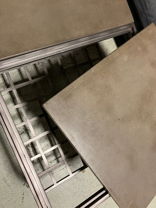 Metal frame coffee table (used)