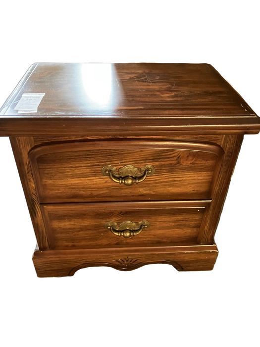 Wooden 2-drawers Nightstand ( used)