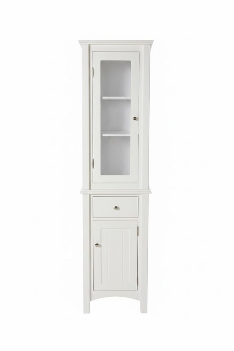 White bathroom cabinet (used)