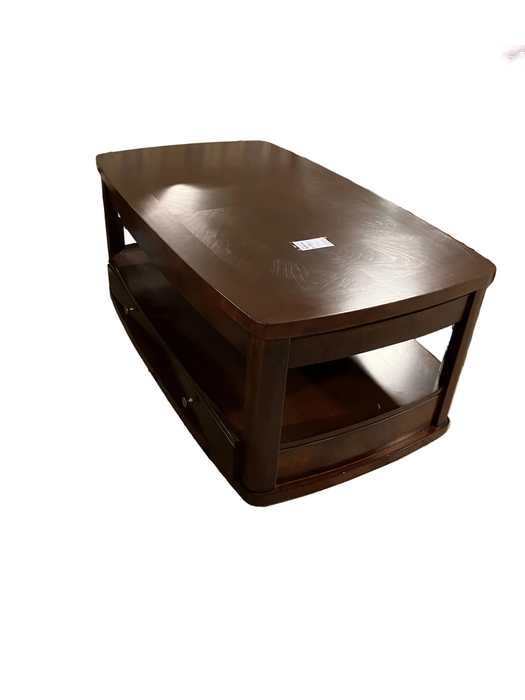 Brown wooden coffee table (used)