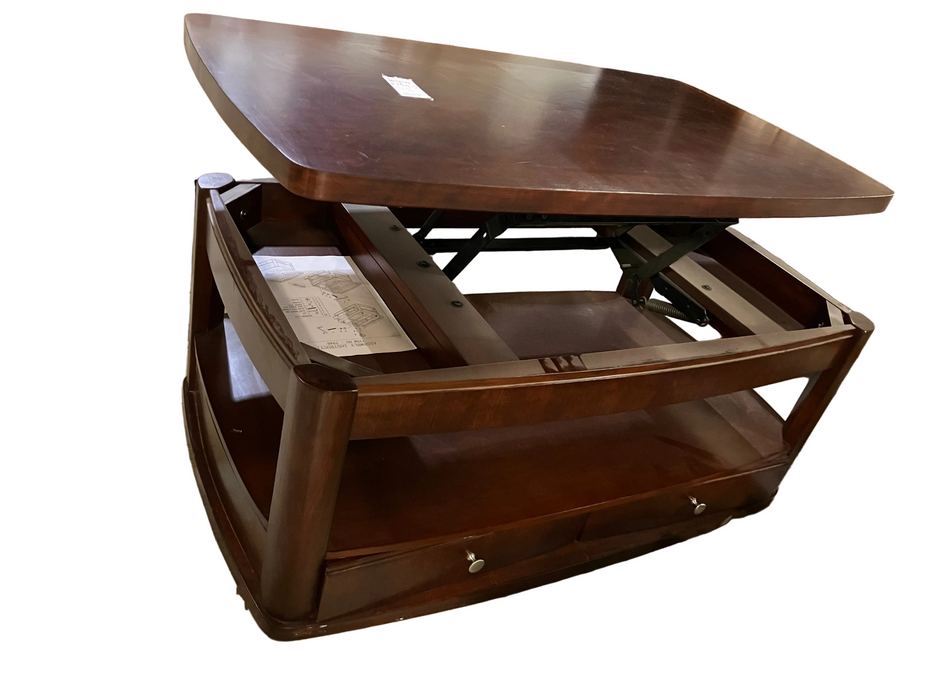 Brown wooden coffee table (used)