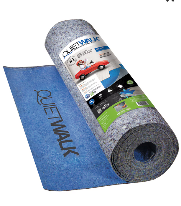 QuietWalk 100 Sq Ft Premium Sound & Moisture Barrier Underlayment for Laminate & Engineered Floors