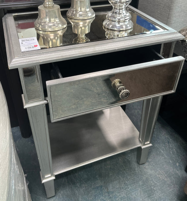 Mirrored Side Table
