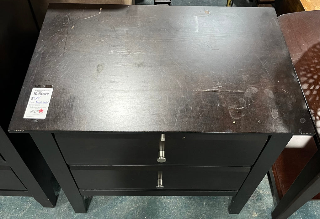 2-Drawer Nightstand