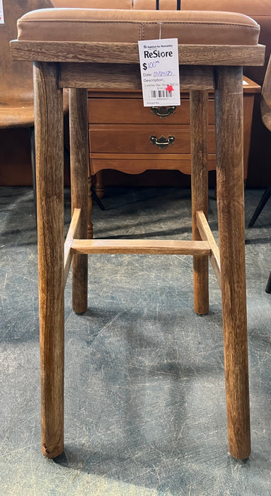 Leather Bar Stool (NEW)