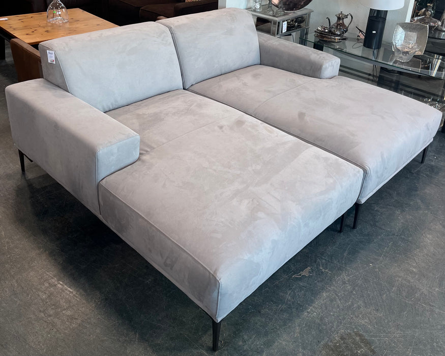 Grey Double Lounge for Two