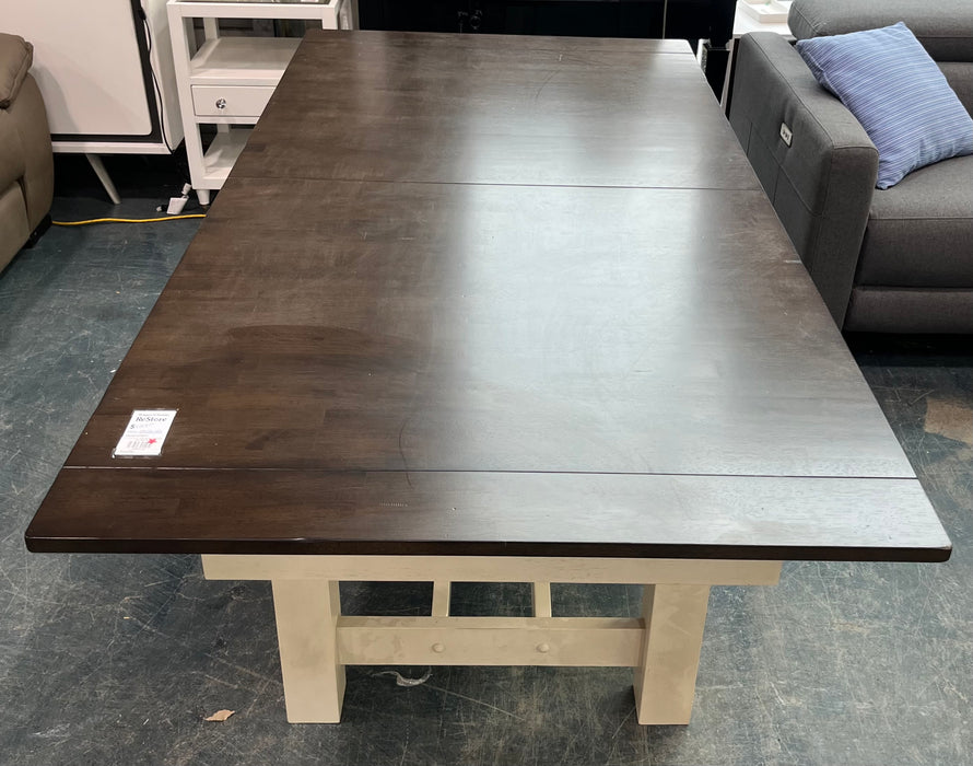 Mariposa Cocoa & Chalk Extendable Dining Table (NEW)