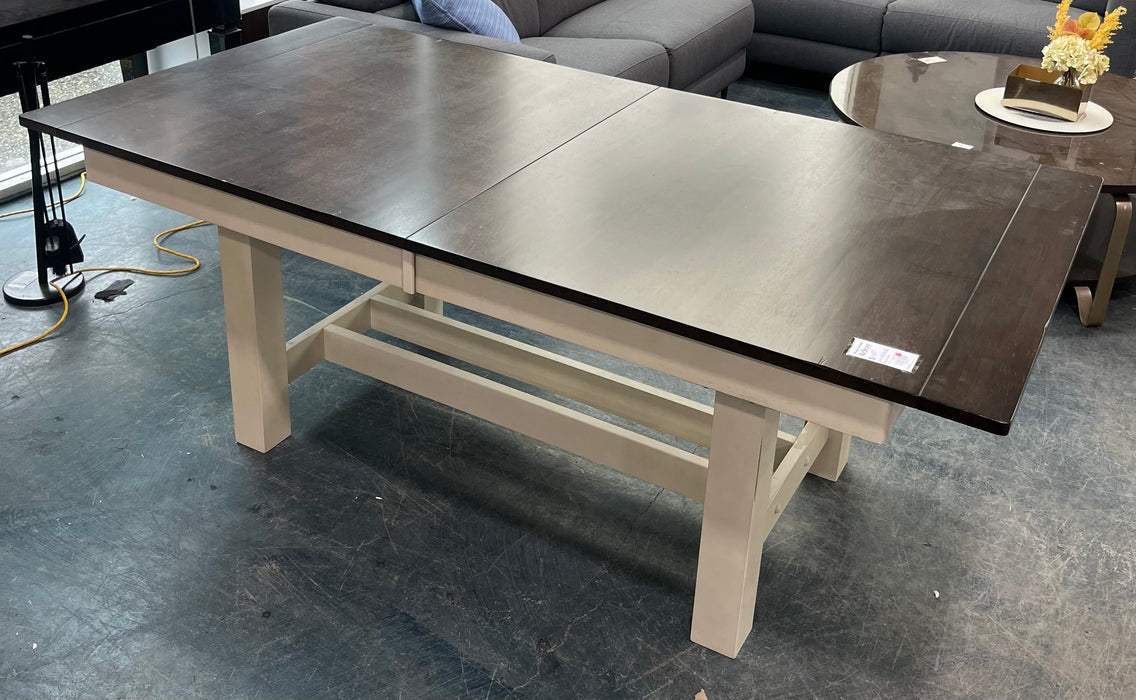 Mariposa Cocoa & Chalk Extendable Dining Table (NEW)