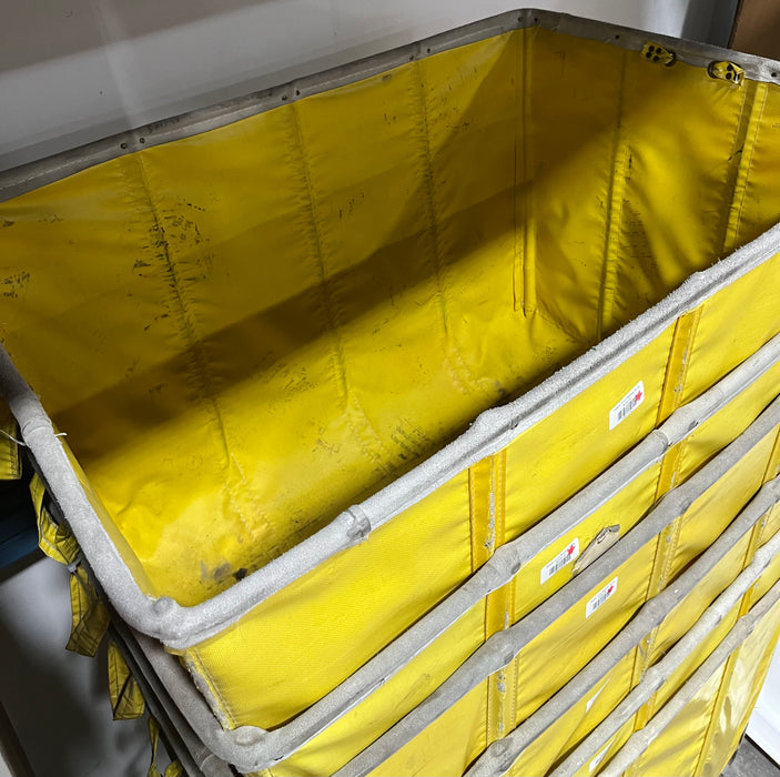 Yellow Vinyl Basket Truck