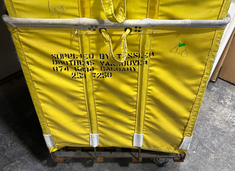 Yellow Vinyl Basket Truck