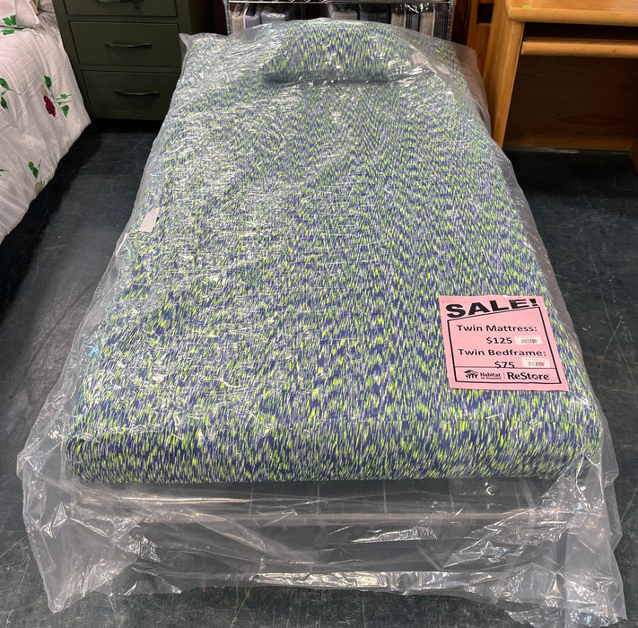Twin Mattress and Pillow (new)