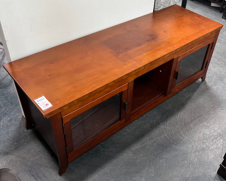 Wood Media Console