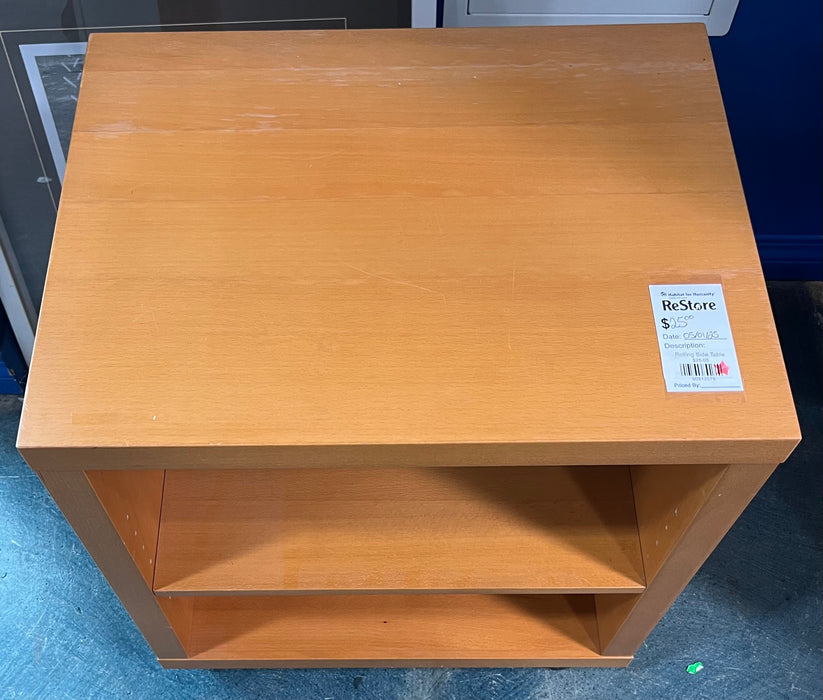 Rolling Side Table