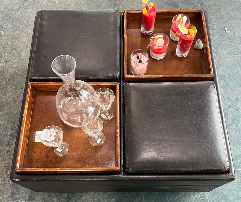 Leather Reversible Coffee Table