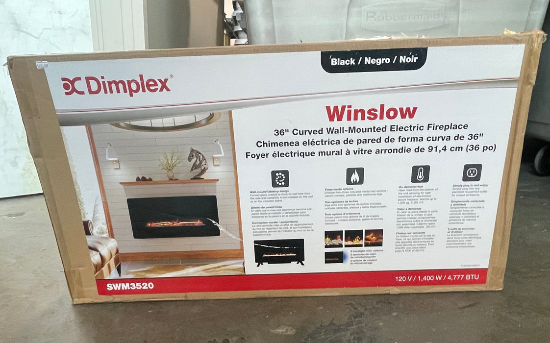 Curved Electric Fireplace