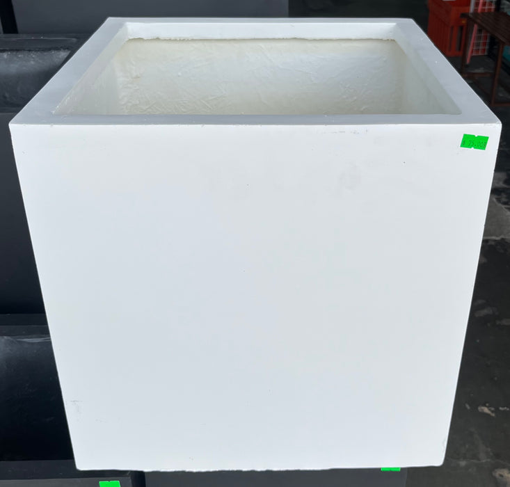 Square Modern Fibreglass Planters (new)
