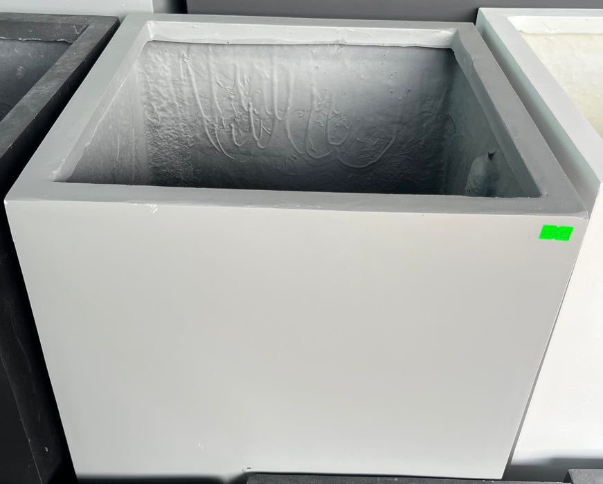 Square Modern Fibreglass Planters (new)
