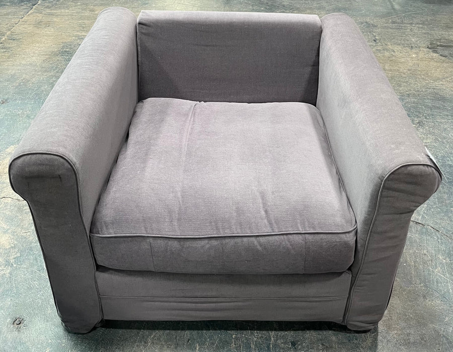 Grey Fabric Armchair