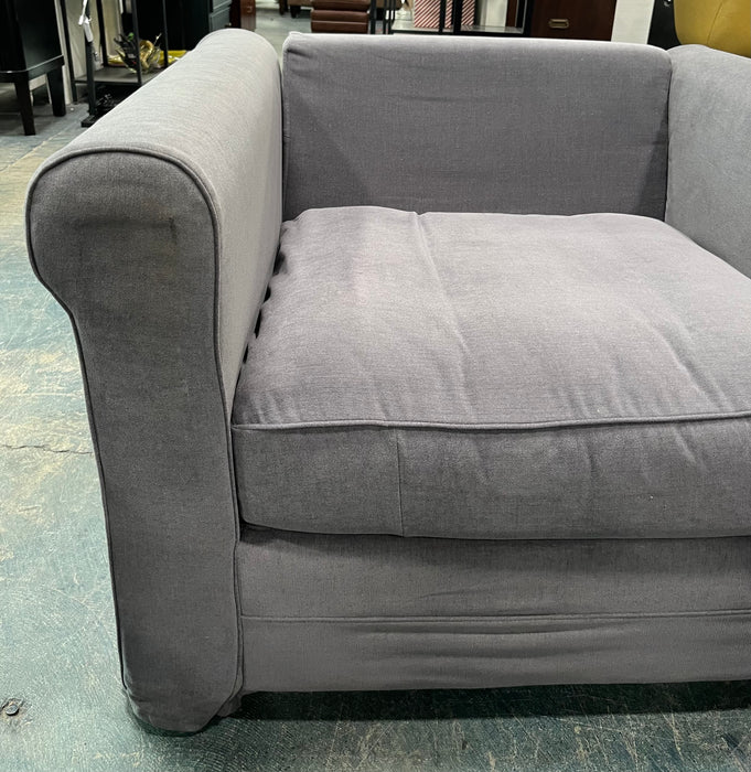 Grey Fabric Armchair