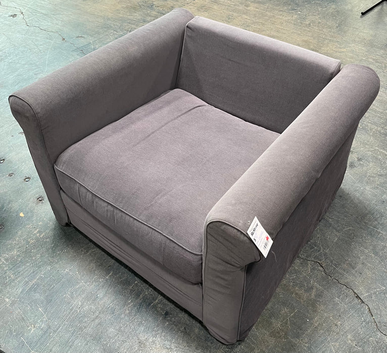 Grey Fabric Armchair