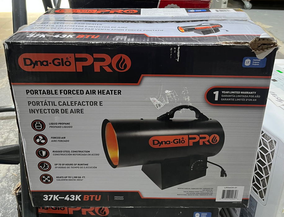 Dyna-Glo Liquid Propane Forced Air Heater (new)