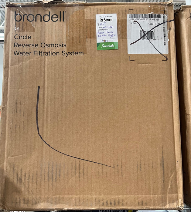Circle Reverse Osmosis Water Filtration System (new)