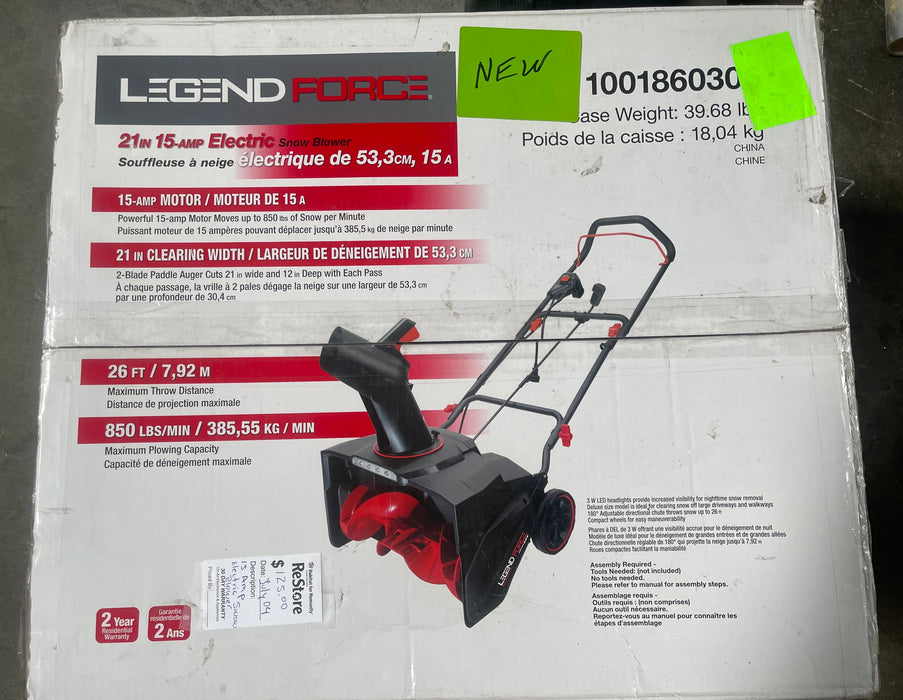 Electric Snow Blower (new)