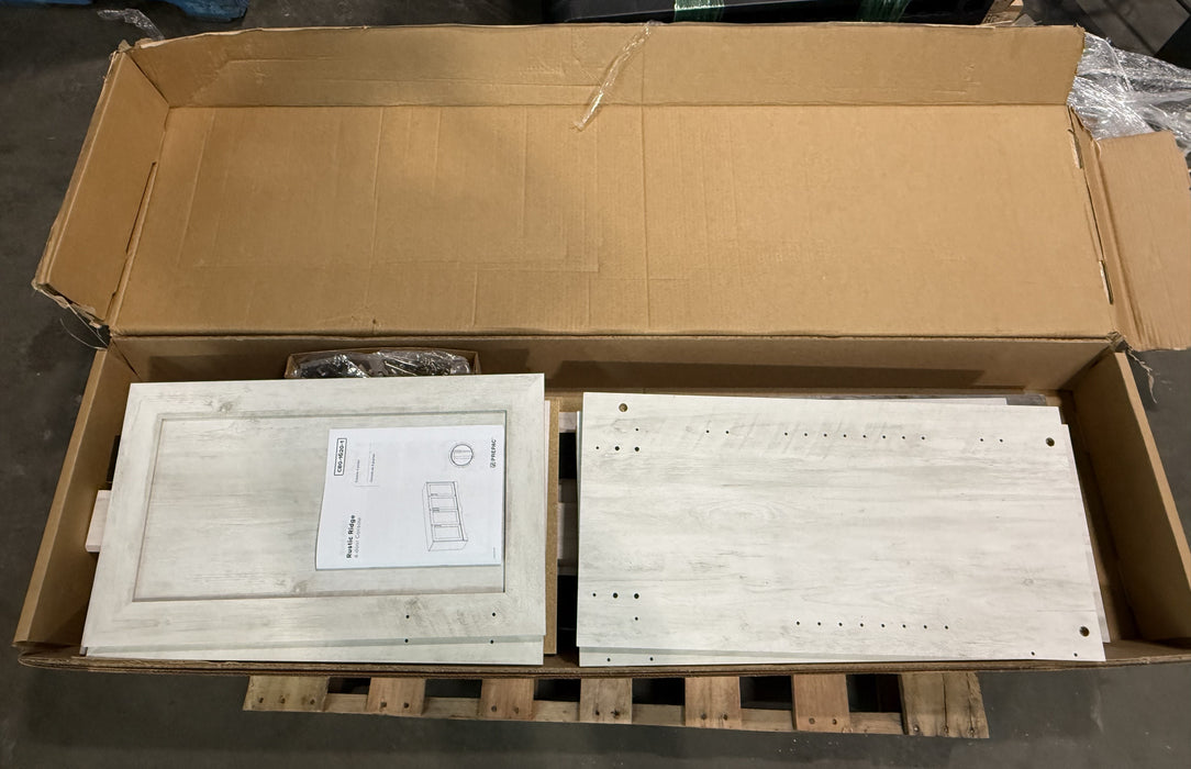 Prepac 4 Door Accent Storage Cabinet