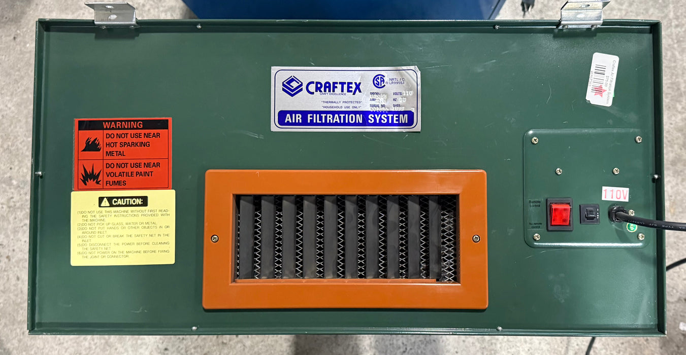 Craftex Air Filtration System