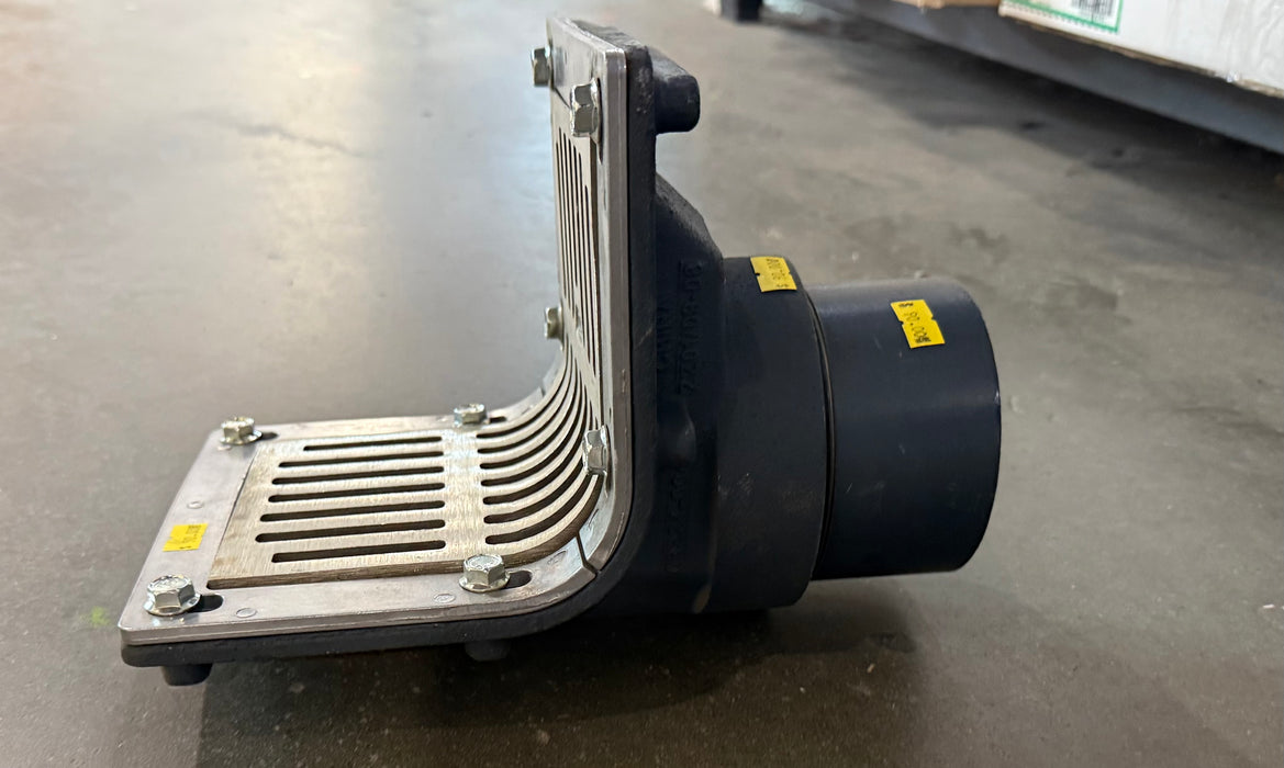 ZURN OBLIQUE SCUPPER DRAIN W/FLUSH GRATE