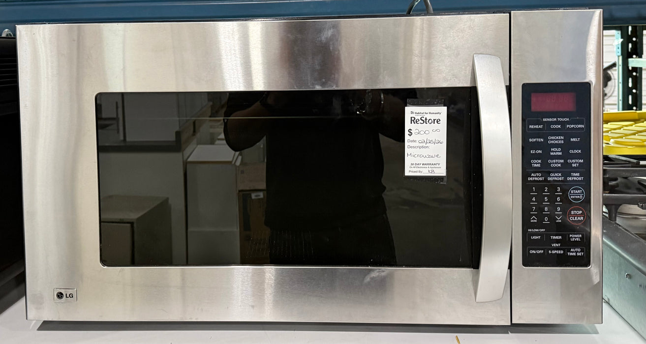 LG Over the Range Microwave (used)