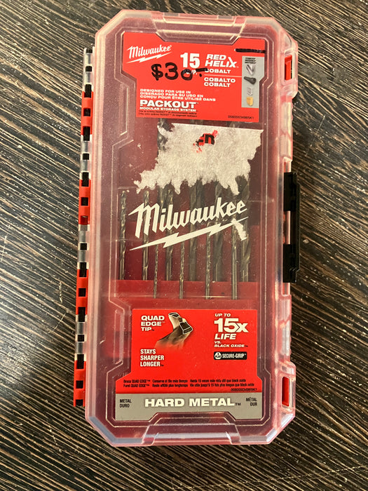 Cobalt Red Helix Drill Bit Set for Drill Drivers (14-Piece)