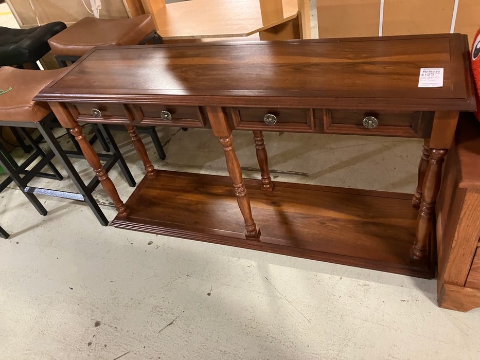 wooden end table (used)