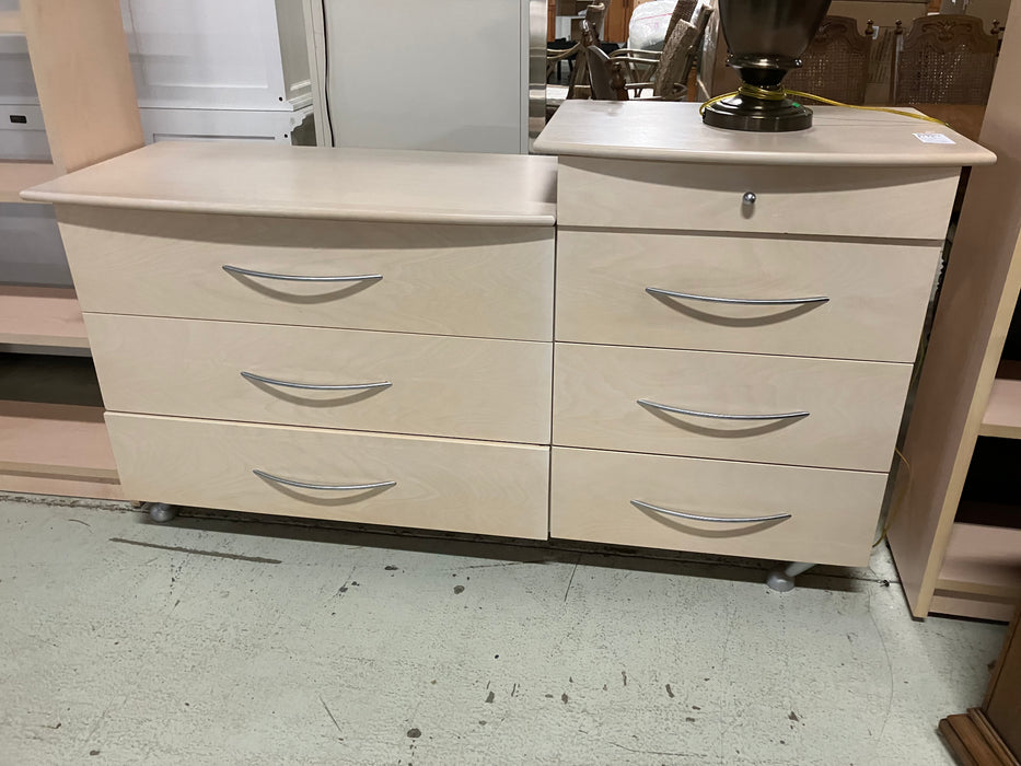 beige dresser (used)
