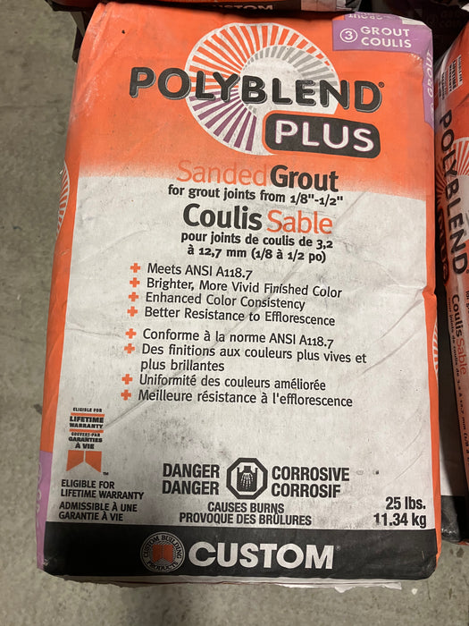 Polyblend Plus 25 lb. Grout