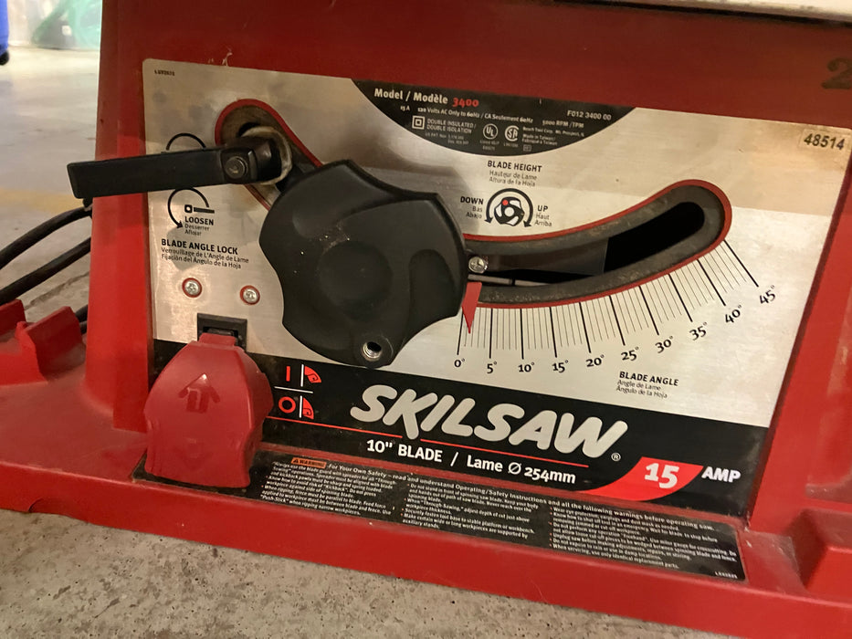 skilsaw table saw (used)