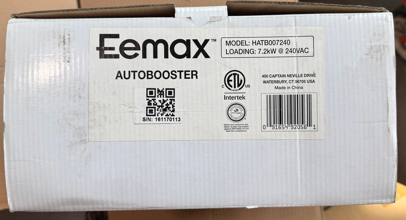 Eemax HATB007240 AutoBooster Electric Tankless Water Heater (new)