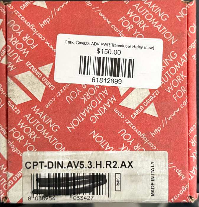 Carlo Gavazzi ADV PWR Transducer Relay (new)