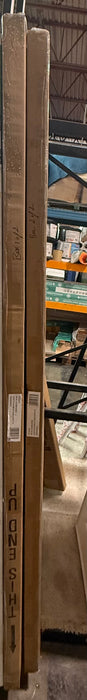 TRUporte 48-inch x 80 1/2-inch Euro Off-White Frosted Glass 1-Lite Sliding Closet Door (new)