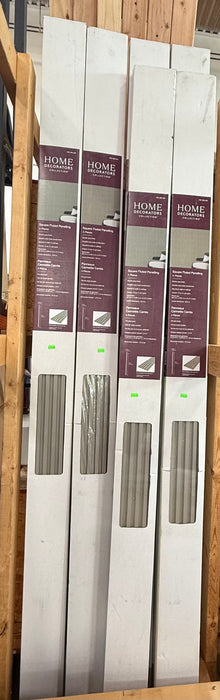 Shiplap Finished Fluted 0.5-inch x 4.8-inch x 8ft. MDF boards in Smoke Grey (new)