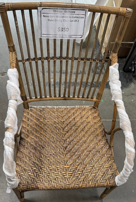 Wickerworks Duke Chairs Set of 2 (new)