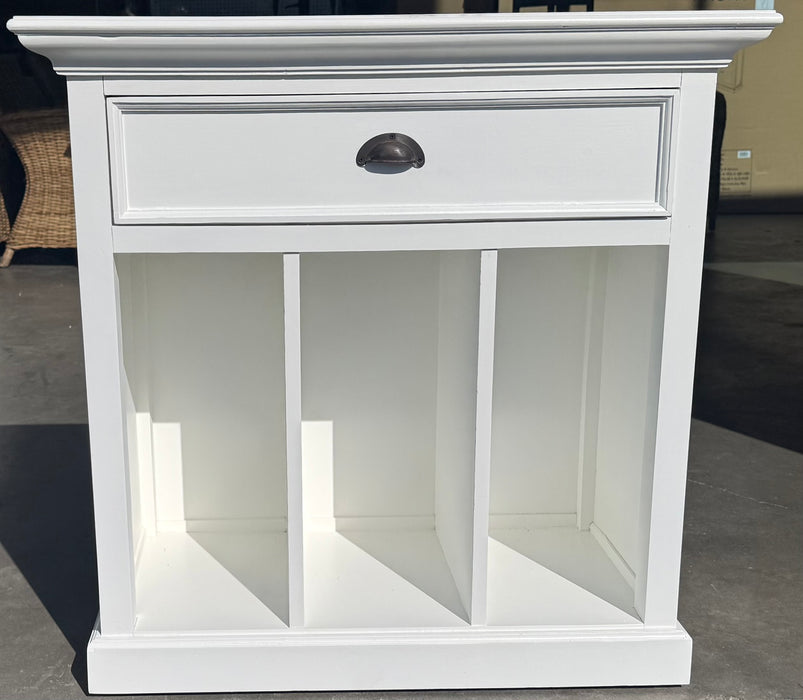 Halifax Grand Bedside Table with Dividers (T757) (NEW)