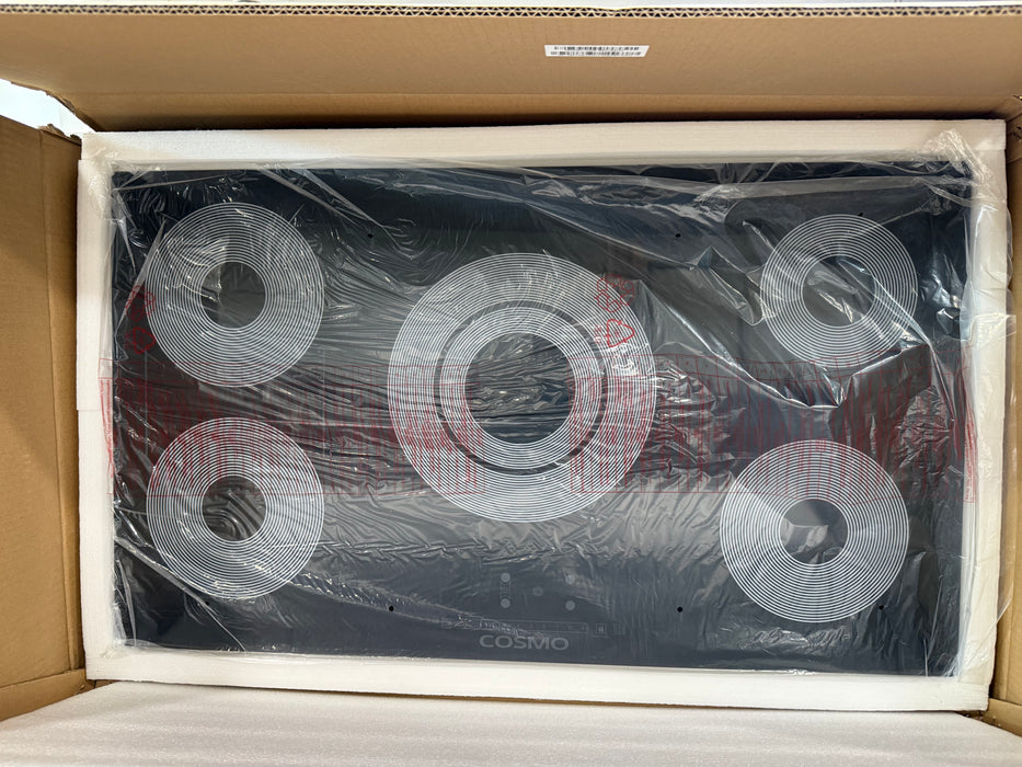Cosmo 36-in 5-Burner Black Electric Cooktop (new)
