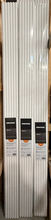 Interbois White primed MDF DAME-S wall panels (new)