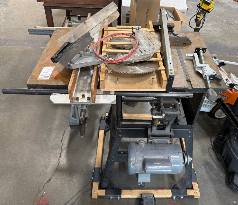 Vintage Table Saw With Accessories (used)