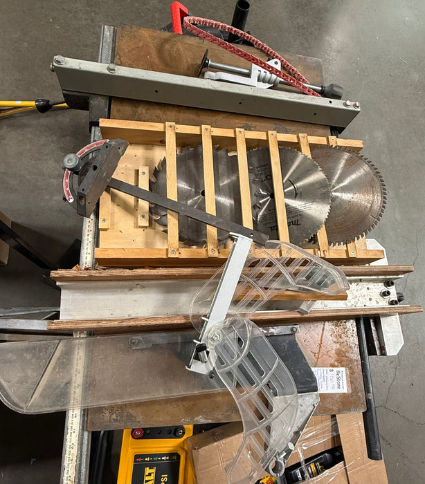 Vintage Table Saw With Accessories (used)